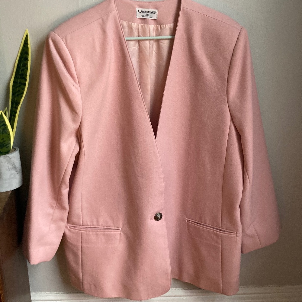 Alfred Dunner Dusty Pink Blazer size 18🌸💓💞💖